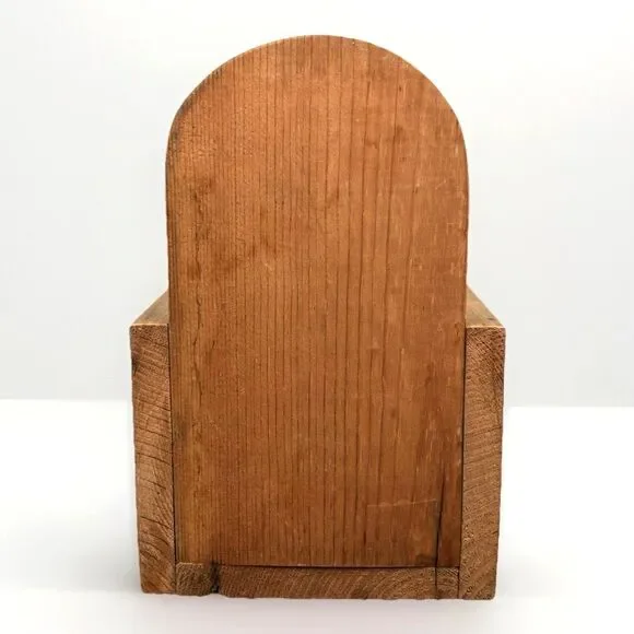 Vintage Farmhouse Wood Utility Cottage Tool Box Garden Tote 18” x 7” x 5.5” - Picture 4 of 5